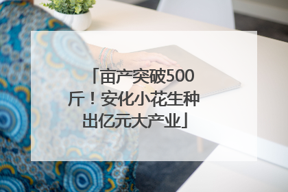 亩产突破500斤！安化小花生种出亿元大产业